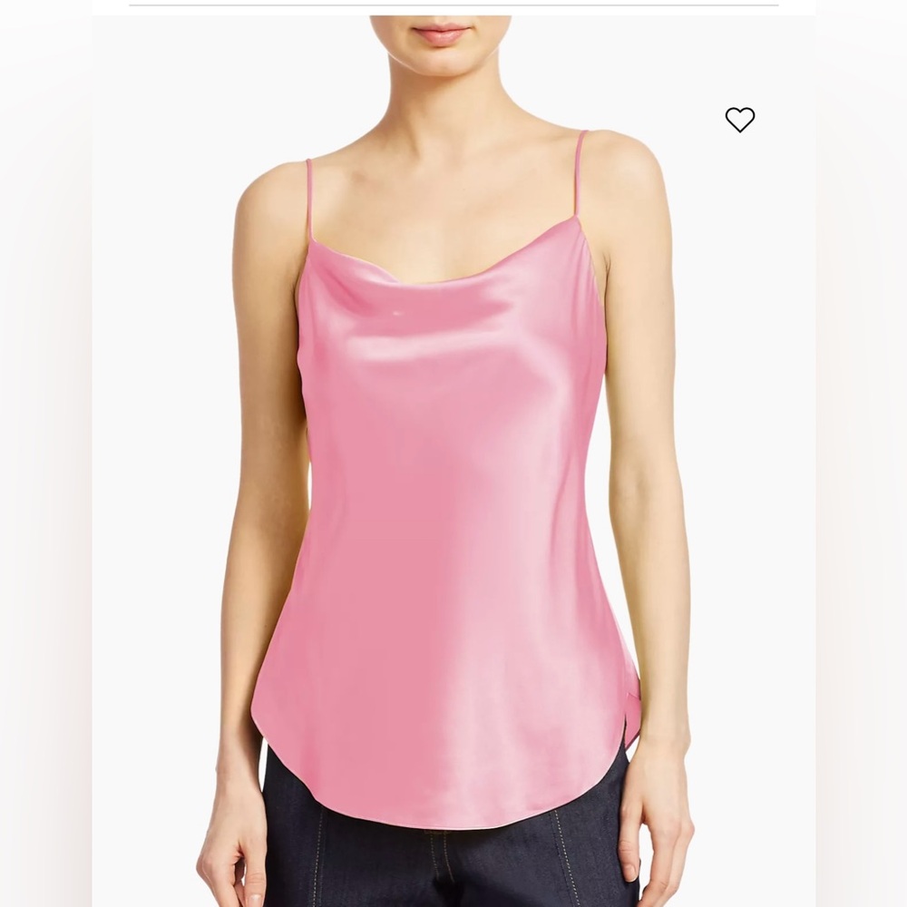 Silk Cowlneck Cami Top